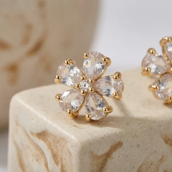 Gold_Plated_Floral_Crystal_Stud_Earrings
