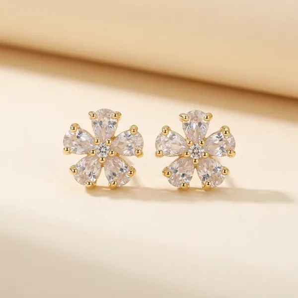 Gold_Plated_Floral_Crystal_Stud_Earrings