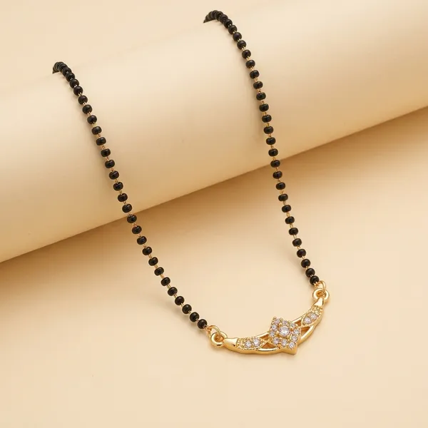 Gold_Tone_Crescent_Moon_Pendant_Necklace_With_Black_Beaded_Chain