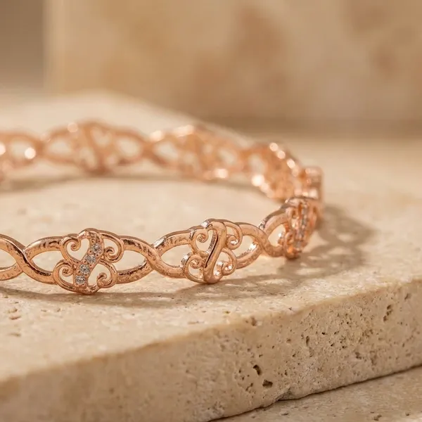 Rose_Gold_Twisted_Bangle_Bracelet_Elegant_Design
