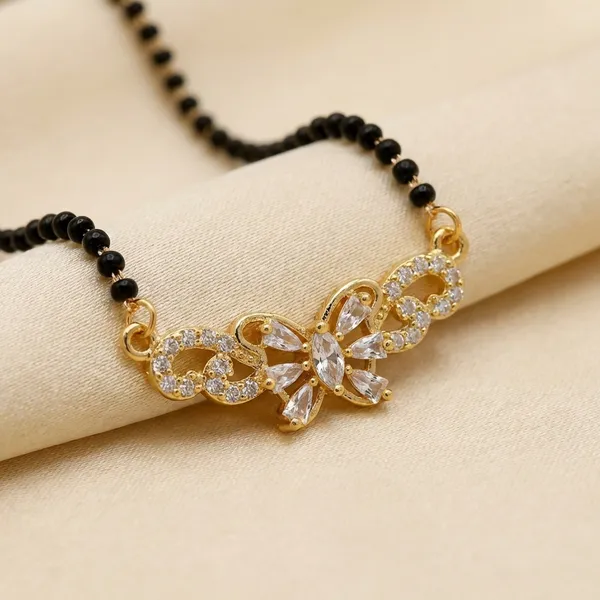 Black_Beaded_Mangalsutra_Set_With_Gold_Tone_Pendants_Set_Of_4