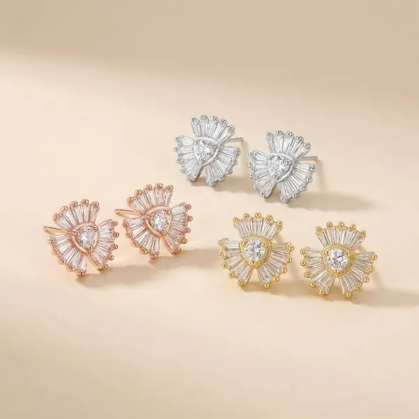 Crystal_Fan_Stud_Earrings_Elegant_Set_Of_3_Pairs
