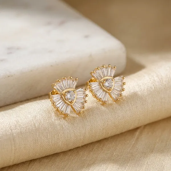 Crystal_Fan_Stud_Earrings_Elegant_Set_Of_3_Pairs