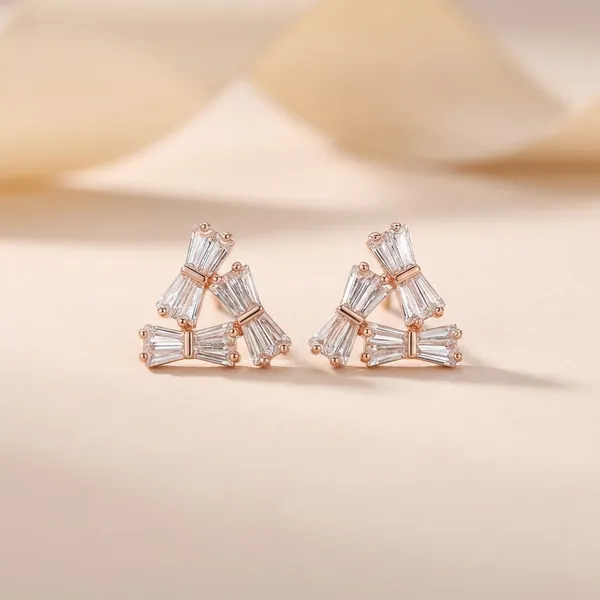 Gold_Plated_Baguette_Crystal_Stud_Earrings_Elegant_Design