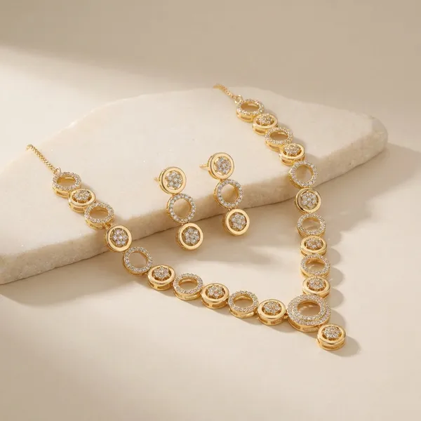 Gold_Tone_Circle_Crystal_Jewelry_Set_Necklace_Bracelet_And_Earrings