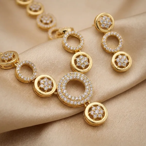 Gold_Tone_Circle_Crystal_Jewelry_Set_Necklace_Bracelet_And_Earrings