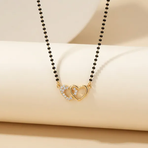 Gold_Plated_Double_Heart_Mangalsutra_With_Black_Beaded_Chain