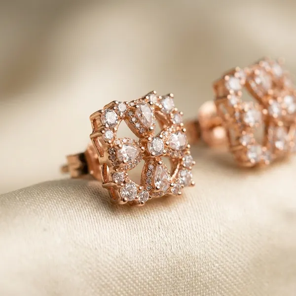 Rose_Gold_Crystal_Floral_Stud_Earrings