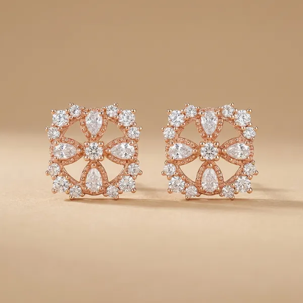 Rose_Gold_Crystal_Floral_Stud_Earrings