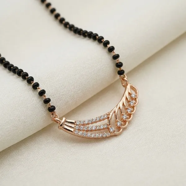 Gold_Tone_Leaf_Design_Mangalsutra_Necklace_With_Crystal_Accents