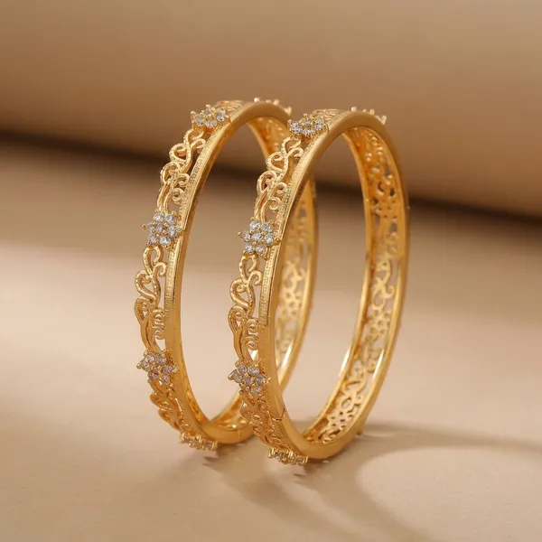 Gold_Plated_Filigree_Bangles_With_Crystal_Accents_Set_Of_2