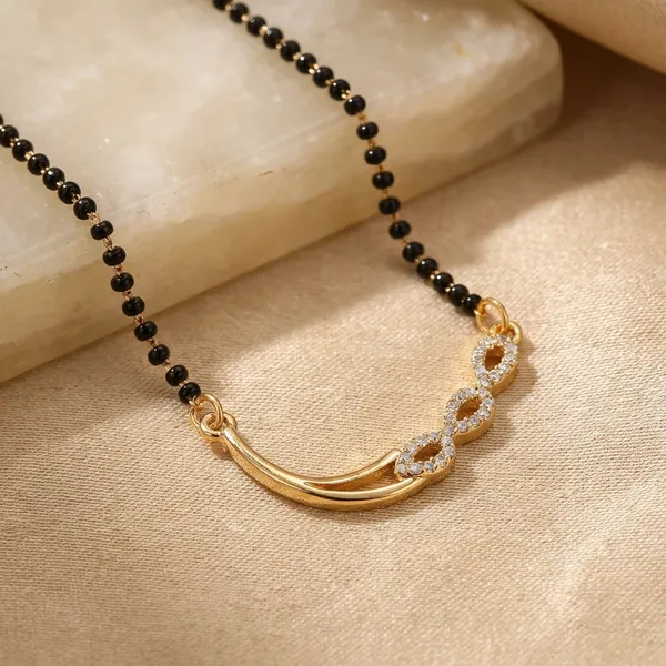 Gold_Tone_Diamond_Pendant_Mangalsutra_With_Black_Beads