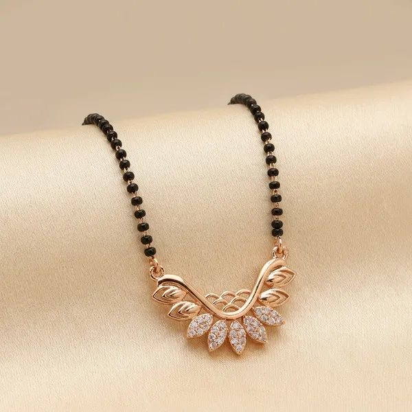Gold_Tone_Leaf_Mangalsutra_Necklace_With_Black_Beaded_Chain