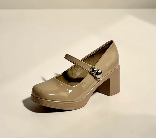 Beige_Patent_Mary_Jane_Platform_Heels_With_Silver_Ball_Strap_Detail