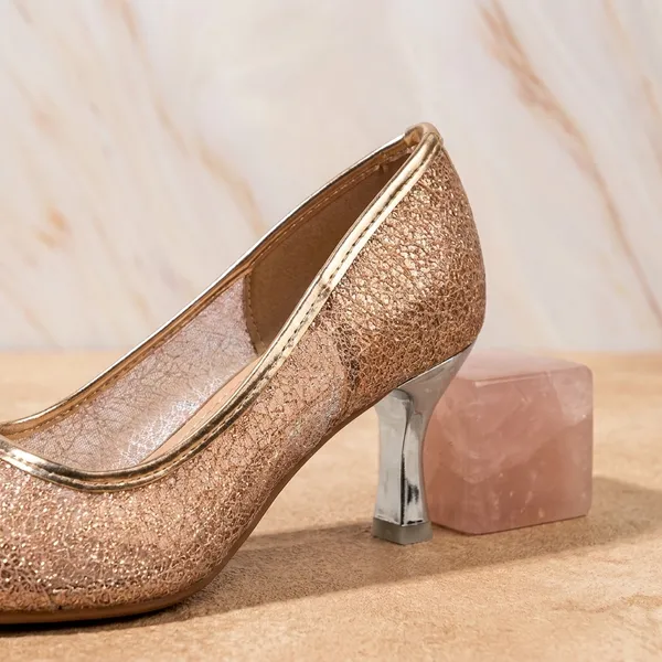 Elegant_Rose_Gold_Glitter_Pointed_Toe_Kitten_Heels_For_Women
