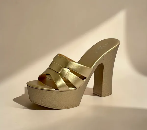 Gold_Platform_Mule_Heels_With_Woven_Strap_Detail