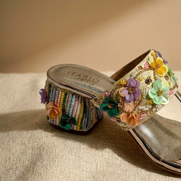 Embellished_Block_Heel_Sandals_With_Colorful_Stone_And_Beadwork
