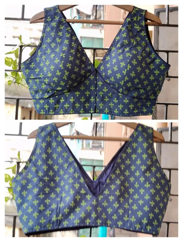 Blue_and_green__Floral_Print_Comfortable_Everyday_Innerwear_Cotton_Blouse