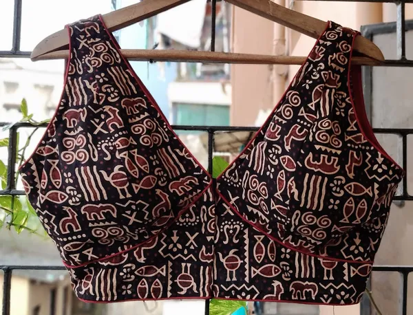 Multicolor_Ethnic_Print_Blouse_Tribal_Design