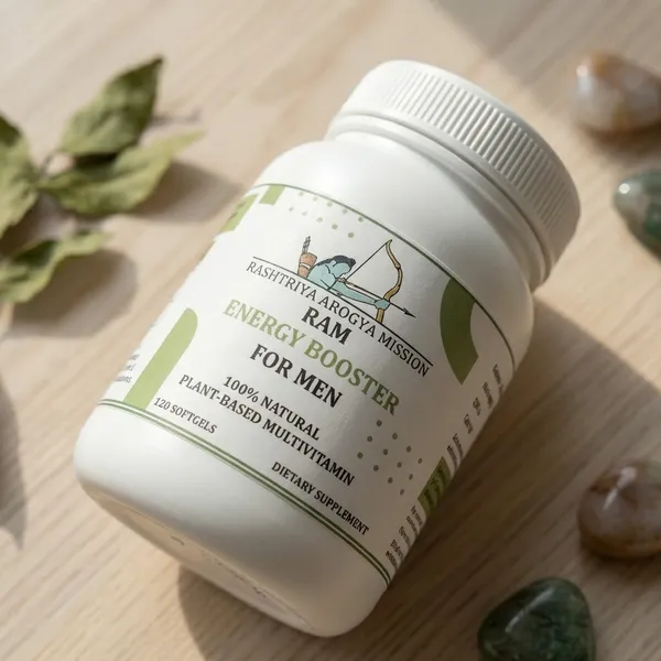Ram_Mens_Energy_Booster_Capsules_|_120_Capsules_|_Boosts_Immune_System_|_100%_Natural