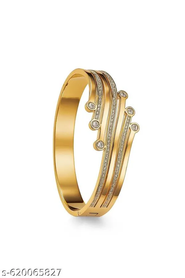 Gold_Golden_Wave_Elegance_Bangle_For_Women