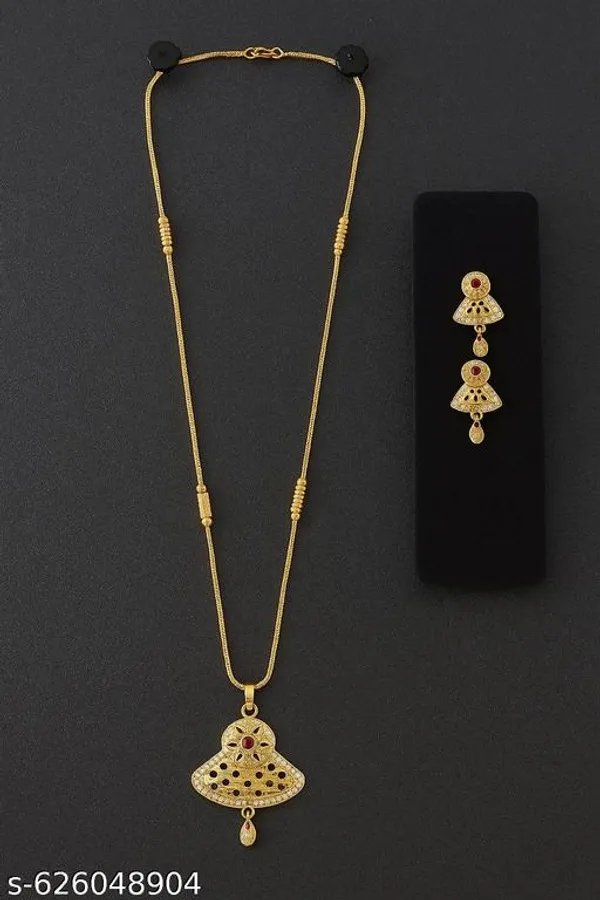 Gold_Royal_Dome_Gold_Pendant_Necklace_Set_For_Women
