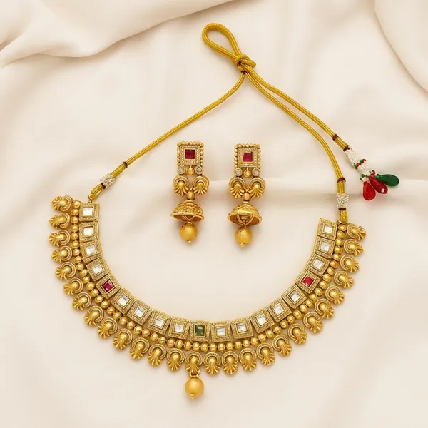 Multicolor_Traditional_Gold_Kundan_Necklace_Set_With_Ruby_And_Emerald_Accents_For_Women