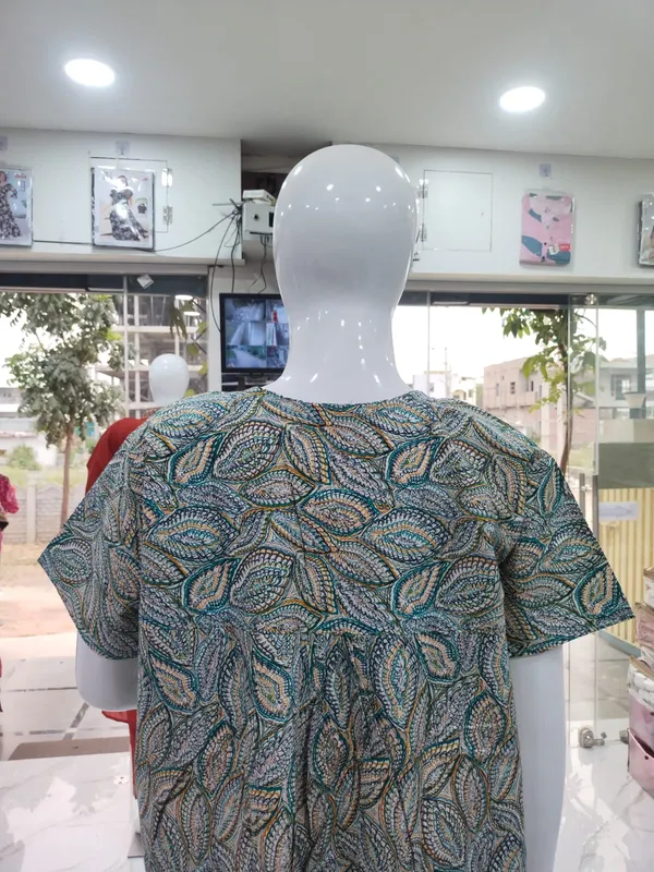 Green_Pure_Cotton_Nighty_For_Women