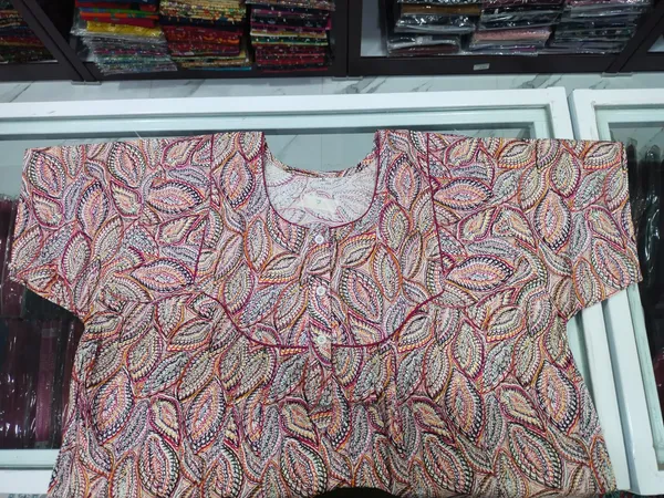 Pink_Pure_Cotton_Nighty_For_Women