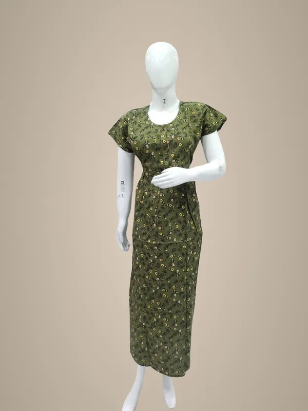 Pastel_Green_Pure_Cotton_Nighty_For_Women