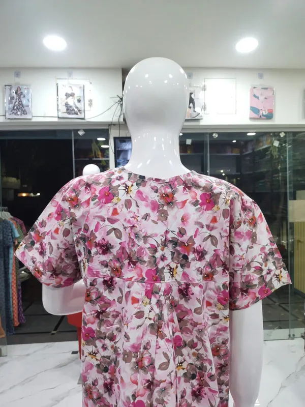 Pink_Pure_Cotton_Nighty_For_Women