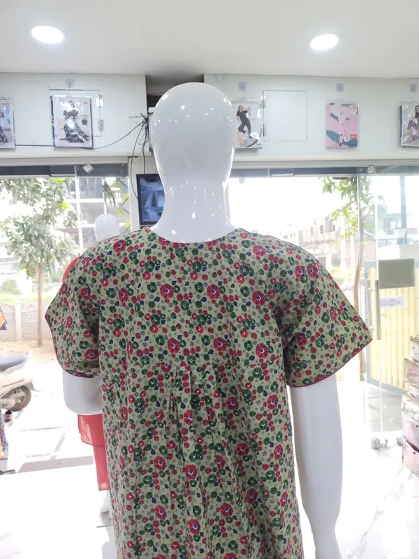 Pastel_Green_Pure_Cotton_Nighty_For_Women