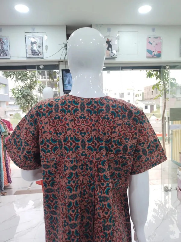 Light_Brown_Pure_Cotton_Nighty_For_Women