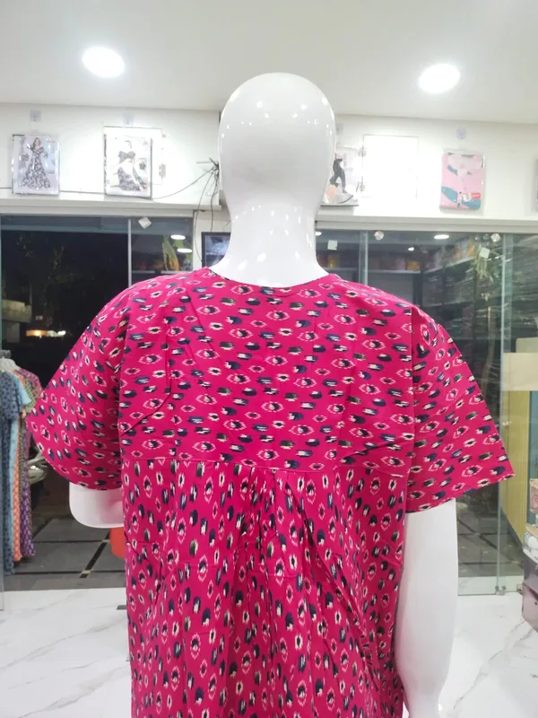 Rani_Pink_Pure_Cotton_Nighty_For_Women