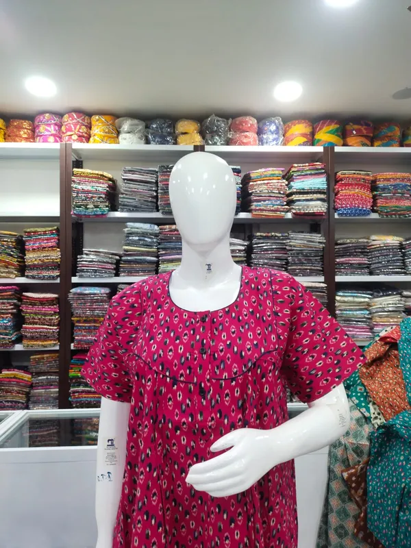 Rani_Pink_Pure_Cotton_Nighty_For_Women