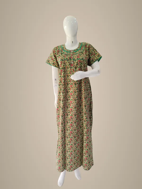 Pastel_Green_Pure_Cotton_Nighty_For_Women