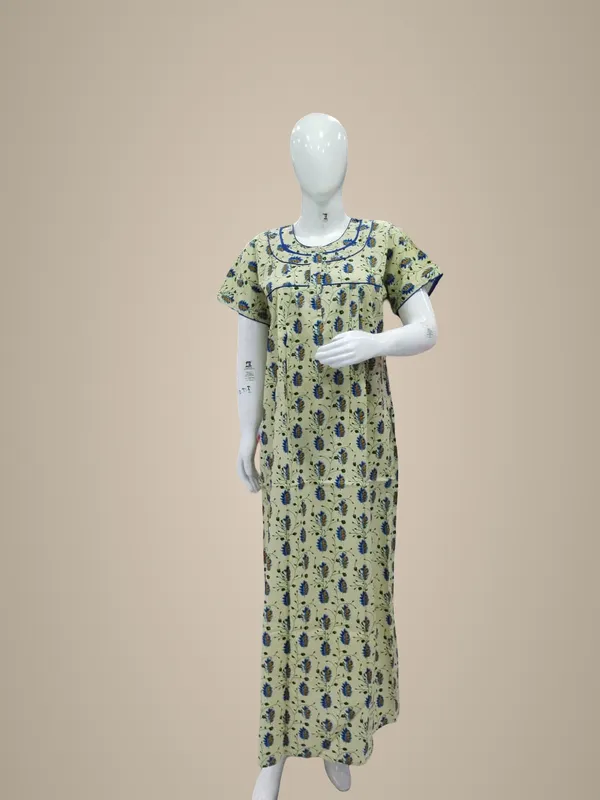 Light_Pista_Pure_Cotton_Nighty_For_Women