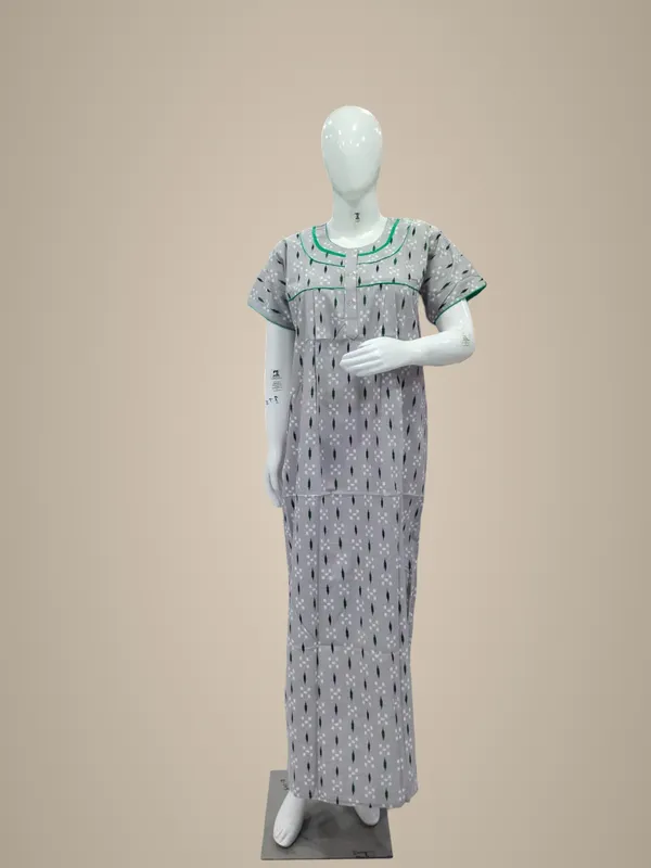 Pastel_Grey_Pure_Cotton_Nighty_For_Women