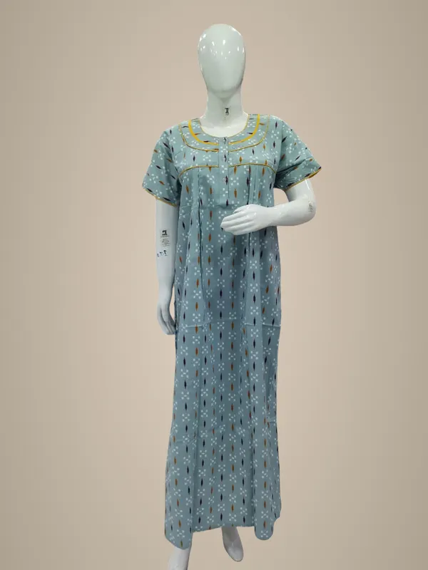 Pastel_Blue_Pure_Cotton_Nighty_For_Women