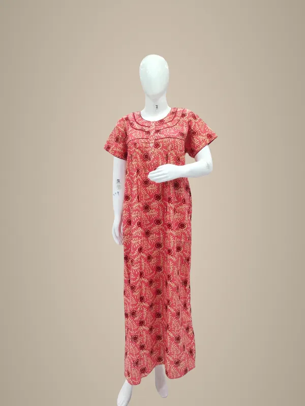 Carrot_Pure_Cotton_Nighty_For_Women