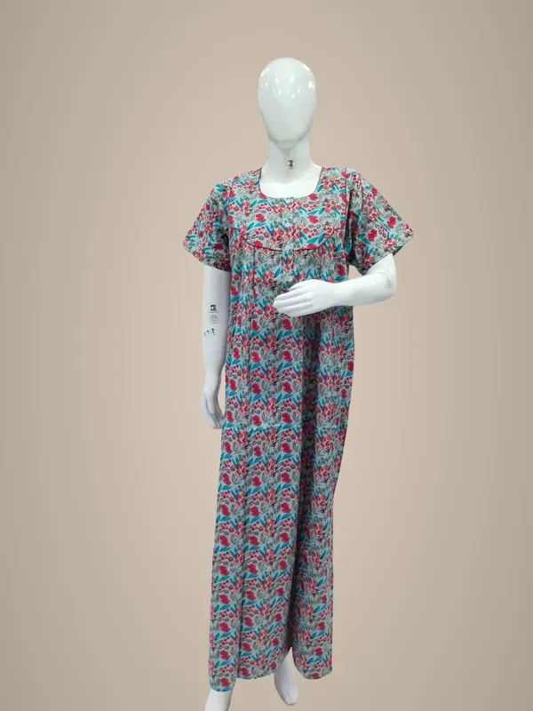 Pastel_Blue_Pure_Cotton_Nighty_For_Women