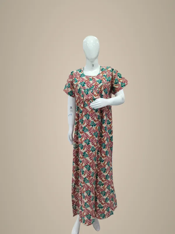 Rusty_Pink_Pure_Cotton_Nighty_For_Women