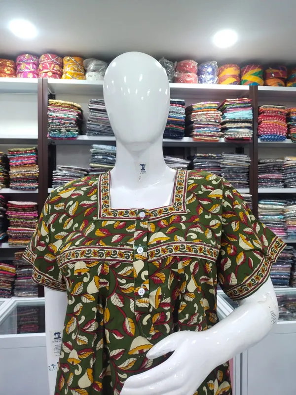 Green_Pure_Cotton_Nighty_For_Women