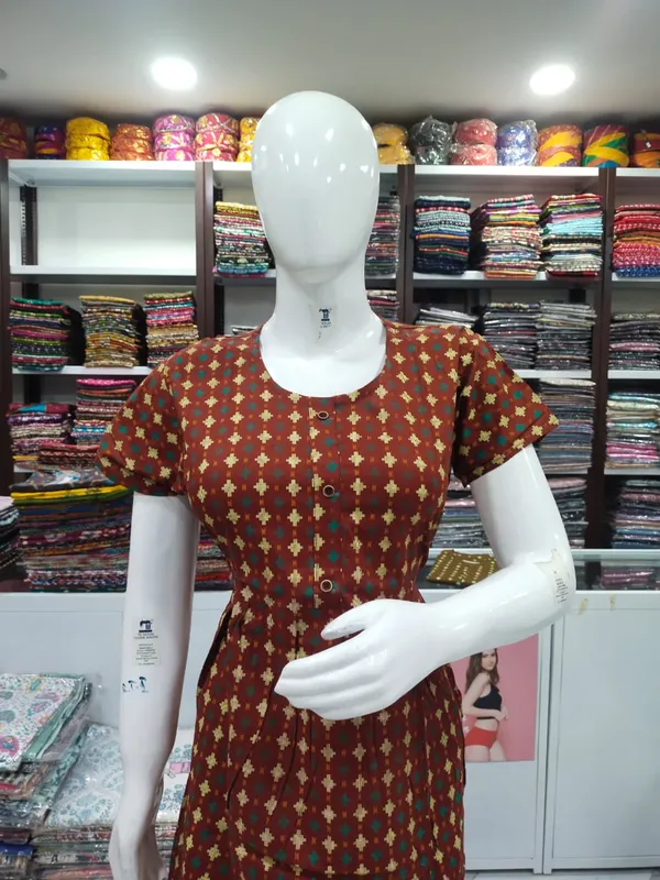 Copper_Pure_Cotton_Nighty_For_Women