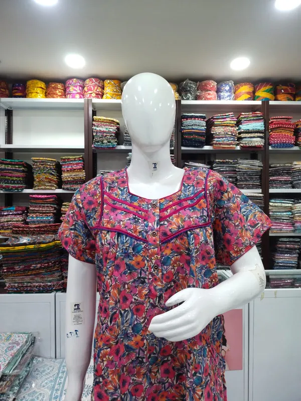Rani_Pink_Polyester_Cotton_Nighty_For_Women