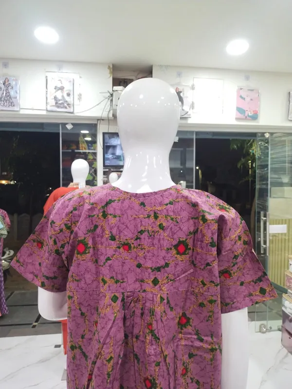 Dusty_Purple_Pure_Cotton_Nighty_For_Women