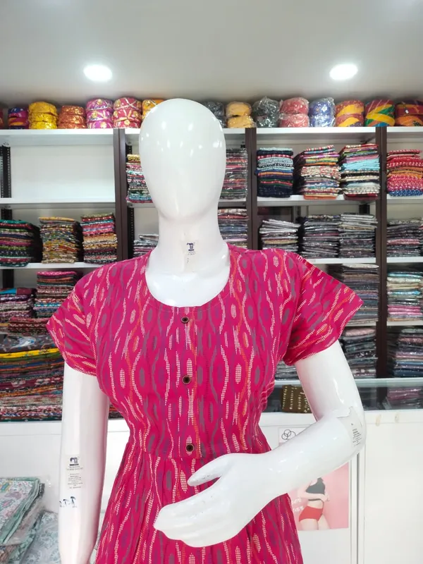 Rani_Pink_Pure_Cotton_Nighty_For_Women