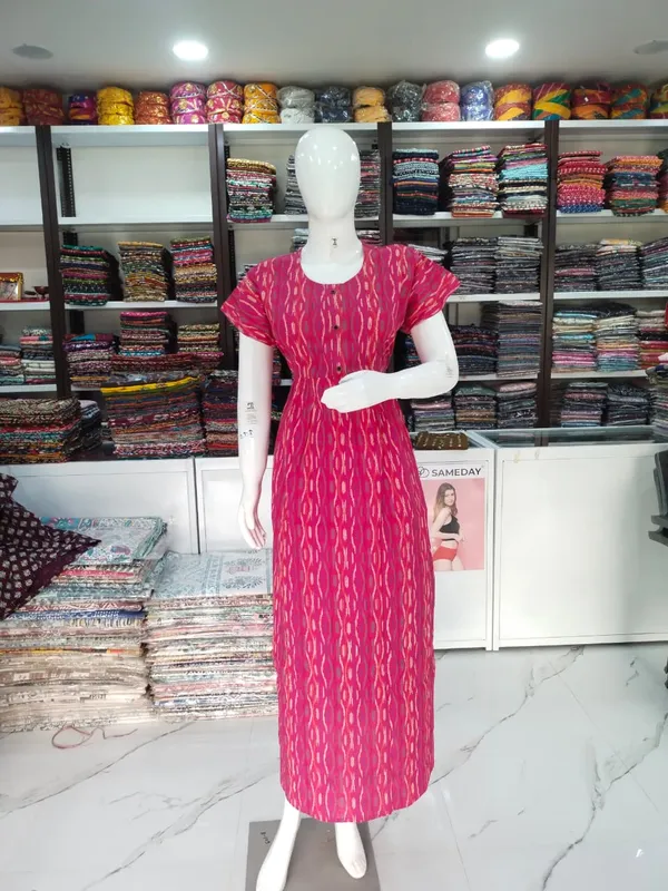 Rani_Pink_Pure_Cotton_Nighty_For_Women