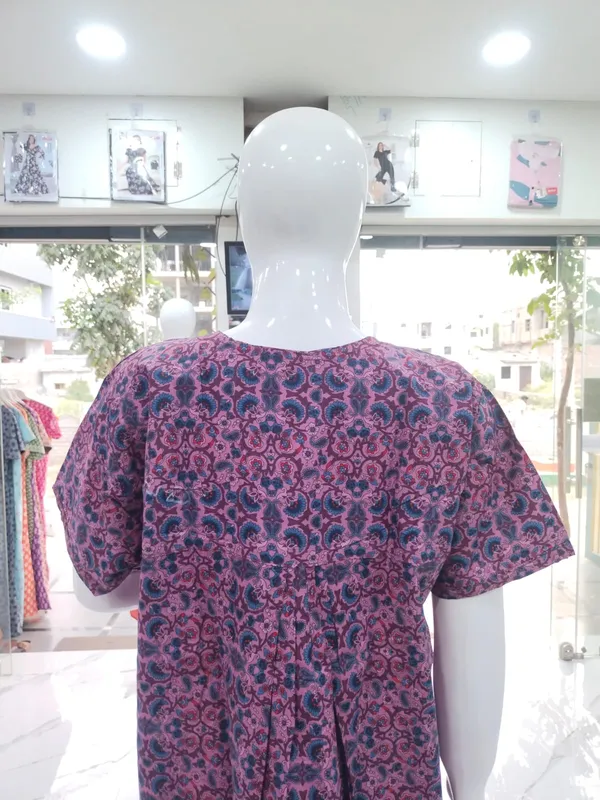 Light_Wine_Pure_Cotton_Nighty_For_Women