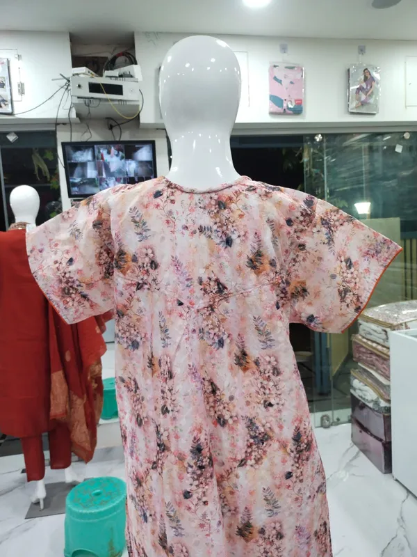 Light_Brown_Polyester_Cotton_Nighty_For_Women